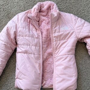 The North Face Kids Light Pink Puffer Jacket